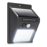 Luminária Balizador Arandela Solar Parede Externa 30 Led 6w