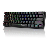 Teclado Mecánico Para Juegos Pauroty 60% Inalámbrico