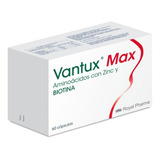 Vantux Max 60 Cápsulas Tratamiento Para La Caída Del Pelo Royal Pharma