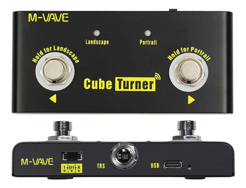 Pedal Cube Turner M-vave Wireless Page Turner Bluetooth
