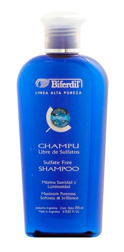 Biferdil Shampoo Libre De Sulfato 255ml Farmacia Mag Lacroze