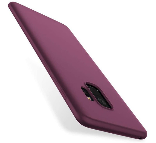 Funda Para Samsung Galaxy S9, Rojo Vino/rigida/5.8 In