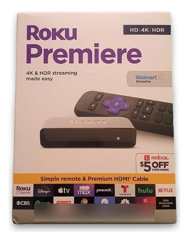 Streaming Roku Premiere 4k Hdr Control Remoto 60 Fps 