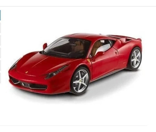 Miniatura Ferrari F458 Italia Hot Wheels Elite 1/18 Defeito