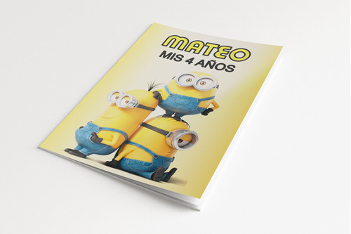 Libro Imprimible Colorear Minions Editable  