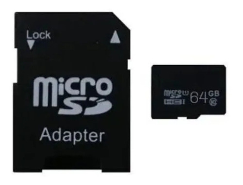 Tarjeta Micro Sd 64 Gb Clase 10 Con Adaptador Sd 