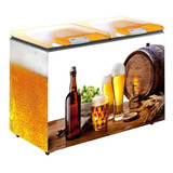 Adesivo Envelopamento Freezer Horizontal 120lx85ax68p Cervej