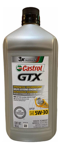 Aceite Castrol Gtx 5w30 1l - Semi-sintético