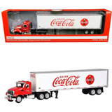 Camion Trailer Caja Coca Cola Diecast Metal 1:50 Motor City