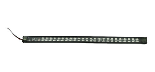 Tira Led Para Motocicleta 48 Led Luz Azul Con Estrobo 24cm