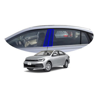 Protectores Ppf Para Postes De Vw Virtus 2024-2026 Transparente | Meses sin interés