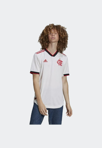 Camisa 2 Autêntica Cr Flamengo 22/23 - Branco adidas Ha8335