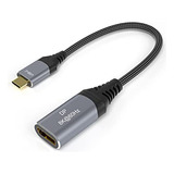 Cable Usb Ca Displayport 1.4 [8k @60hz, 4k @144hz], Tipo C
