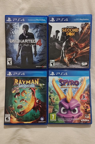 Lote Juegos Físicos Originales Ps4 Impecables