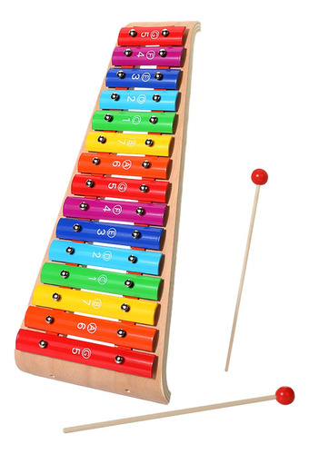 Xilófono Para Niños Glockenspiel, Instrumento De 15 Tonos