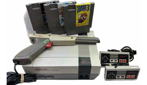 Consola Nintendo Nes 1985 | Con Mario Bros 1, 2 Y 3 Original
