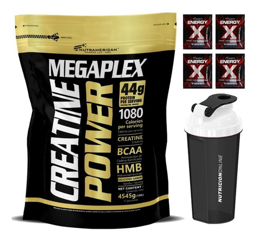 Megaplex 10lb  Creatine Bcaa  Proteina Hipercalorica