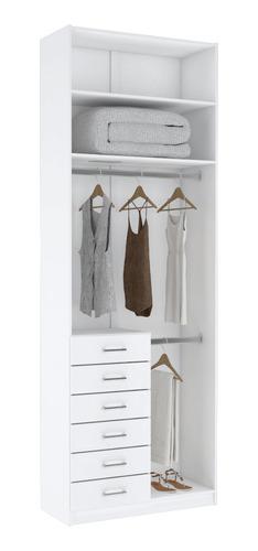 Módulo Closet Gaveteiro E Cabideiro A270xl95xp40 M415.b