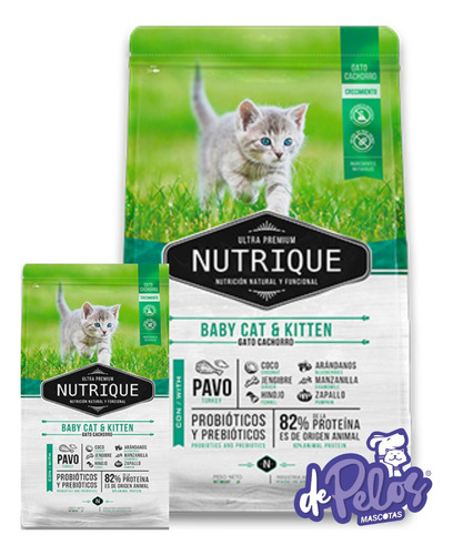 Nutrique Baby Cat & Kitten X 7,5 + 2 Kg Gratis