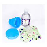 Copa Menstrual Angel Cup + Vaso +3 Pantis + Gel Neutro 250ml