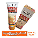 Crema Limpiadora Facial Blanqueadora Con Vitamina C - 100ml