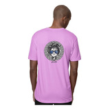 Camiseta  Masculina Larga Unissex Street Skate Medusa Rose