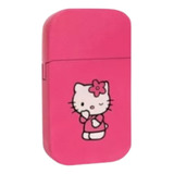 Maçarico Hello Kitty Chama Rosa Recarregável Regulador Torch