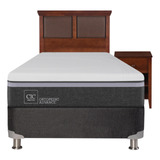 Cama Americana 1.5 Plazas Cic Ortopedic Advance+set Torino 