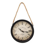 Reloj De Pared Diseño Simil Antiguo Diametro 30cm Diseño Vgo Color De La Estructura Negro Color Del Fondo Blanco