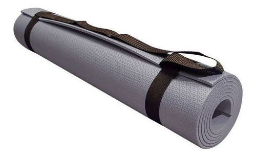 Tapete Eva Para Yoga 170x60 Pratica Meditação Fisioterapia Cor Cinza-claro