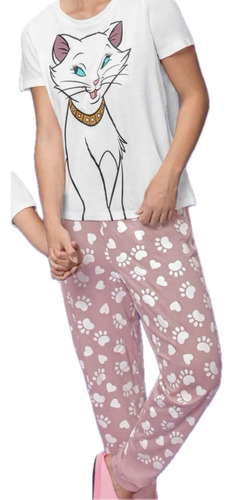 Pijama Disney Gatita Marie Mujer 2 Pzas 338148