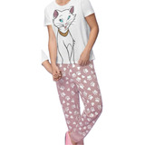 Pijama Disney Gatita Marie Mujer 2 Pzas 338148
