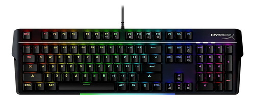 Teclado Gamer Hyperx Alloy Mkw100 Qwerty Inglês Us Cor Preto