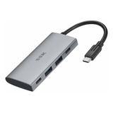 Concentrador Usb C De 10 Gbps, Adaptador Multipuerto 4 ...