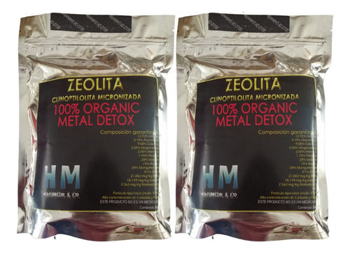 Zeolita Clinoptilolita 2kg Grado Alimenticio Envio Gratis