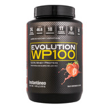 Suplemento En Polvo Evolution  Wp100 Proteínas Sabor Fresa En Pote De 1.4kg