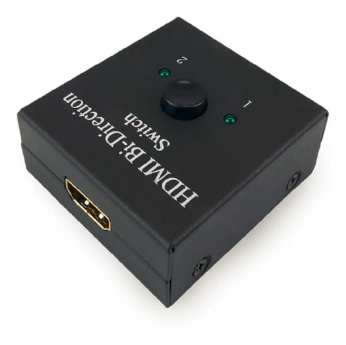 Switch Splitter Hdmi Bidireccional Con Boton Selector 4k 2k