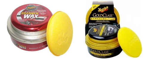 Kit Meguiars Cera En Pasta Limpiador Cleaner Wax, Gold Class