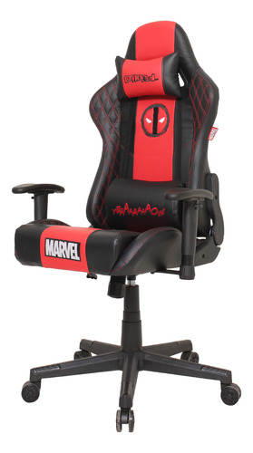 Cadeira Gamer Barata Marvel Deadpool Para Escrivaninha Quart