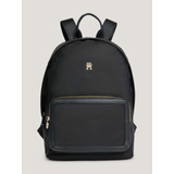 Mochila Negra  Essential Th De Mujer Tommy Hilfiger