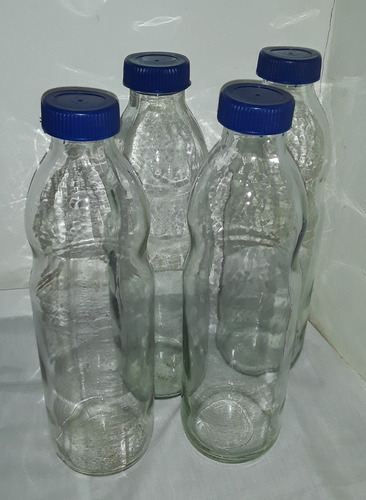 Botellas De Vidrio,de Tomate,usadas, Limpias,con Tapa