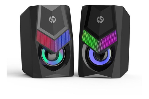 Parlante Hp Multimedia Speaker Dhe-6000 Con Luces Led Usb