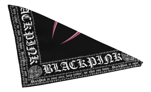 Paliacate Bandana Shut Down Blackpink Born Pink Black Pink