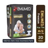 Pañales Para Adultos Emumed Premium Tallas M G 20 Unid