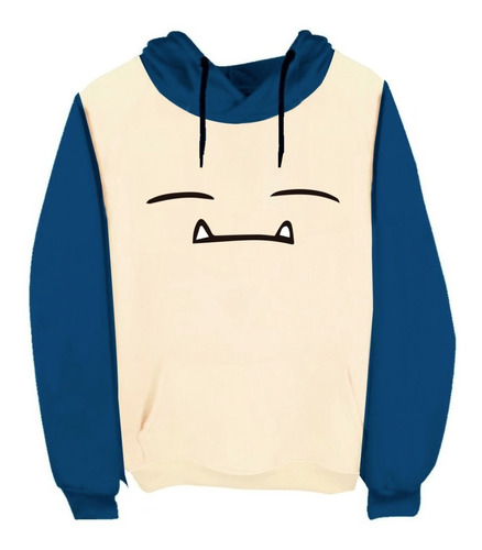 Sudadera Con Gorro Hoodie Snorlax Pokemon Adulto Xxxl 3xl