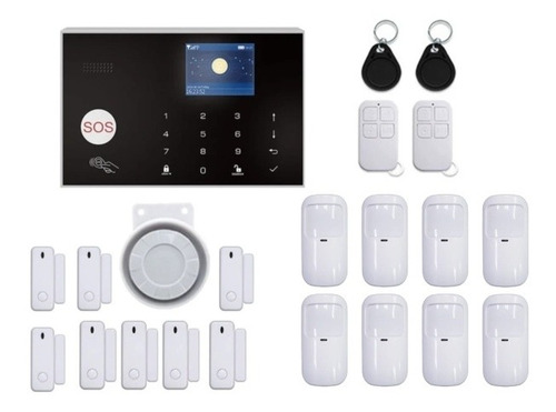 Kit Alarma Seguridad G30 Wifi-gsm Para Casas,negocios,etc