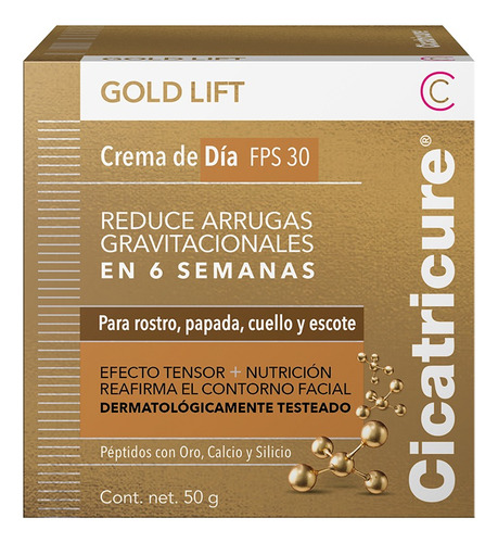 Cicatricure Gold Lift Crema De Dia Fps30 Antiarrugas 50g