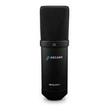 S Juros Microfone Arcano Usb Am-black + Pop Filter Am-f1 