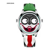 Reloj De Piel Impermeable Kimsdun Fashion Joker Color Del Bisel Silver Black