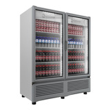 Refrigerador Comercial Vertical Imbera Vr-35 1072.1 l 2 Puertas Gris 1500 Mm De Ancho 115v